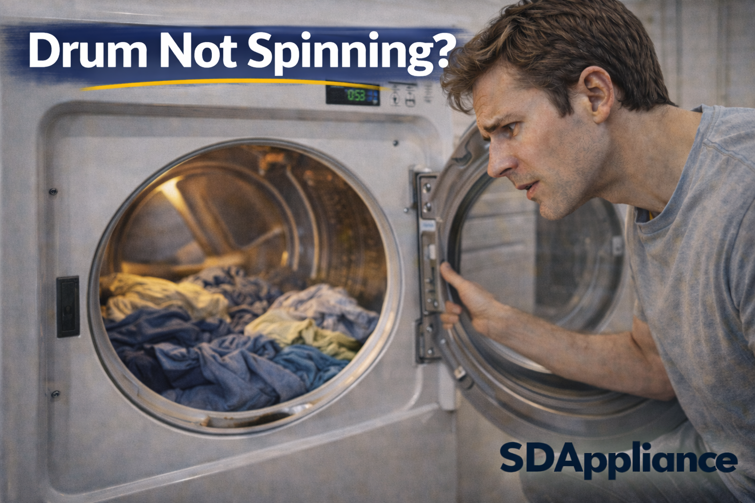 When Your Dryer Drum Won’t Spin in National City